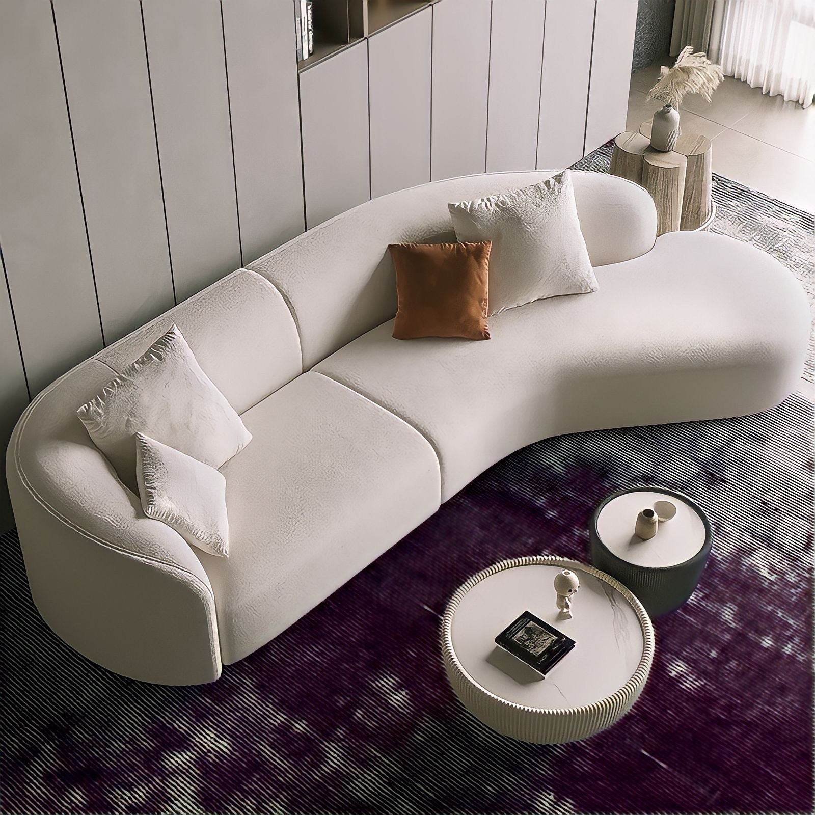 Richmond Cream Velvet Corner Sofa - Luxury Modern Design with High-Density Foam Comfort - UK Luxury Furniture
