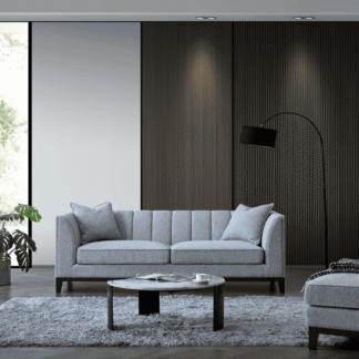 Aluxo Cooper 3-Seater Sofa in Luxurious Dolphin Boucle - Mid-Century Modern Elegance - UK Luxury Furniture