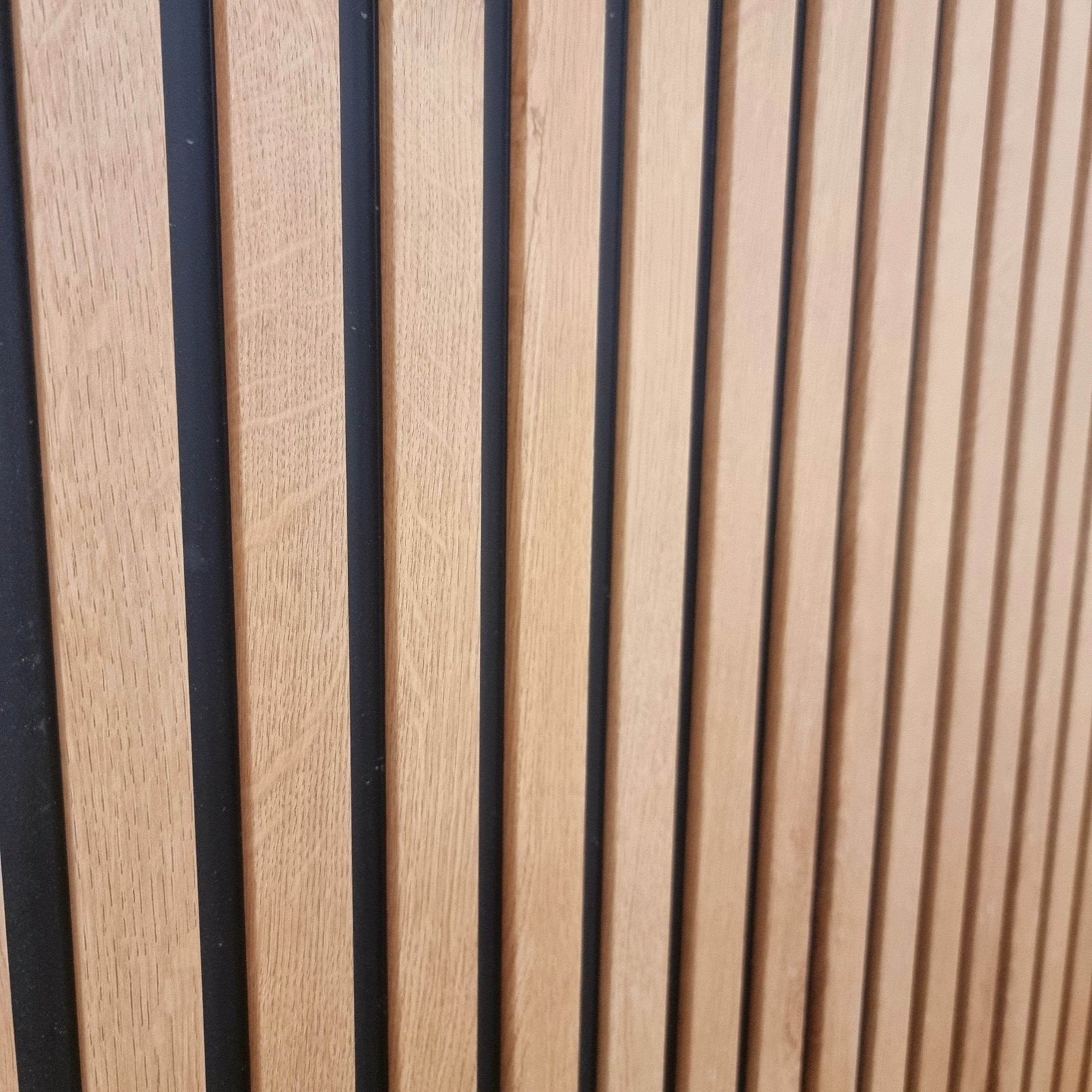 Luxurious WPC Wood Effect Slatted Wall Panels – Stylish & Durable Wall Covering, Easy Installation - UK Luxury Furniture